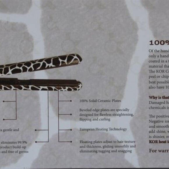 HSK62 KOR HAIR IRON AND STRAIGHTENER BETTER THAN CHI AND GHD - Picture 4 of 10